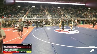 63 lbs Champ. Round 1 - Samuel Leon, Bridger Valley Bruins Wrestling vs Dawson Jackson, Eastside United Wrestling Club