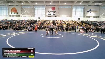 53 lbs Semifinal - Jeffrey Lutes, Mongoose Elite Wrestling vs Daniel Charboneau, Journeymen Wrestling Club