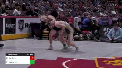 127 lbs Quarterfinal - Cyrus Hurd, North East vs Coen Bainey, Bald Eagle Area