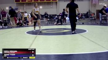 143 lbs Cons. Semi - Sofia Vergara, Emmanuel College vs Shani Tyson, Life