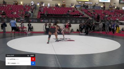 135 lbs Cons 8 #1 - Izzy LeVine, Arizona Girls Wrestling vs Makynna Loepp, Legacy Wrestling Center