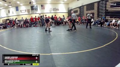 113 lbs Semis & Wb (16 Team) - James Kresse, Prairie Heights vs Brandon Davis, West Central