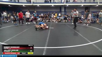 120 lbs Round 4 (8 Team) - William LaVallee, Doughboys vs Robert Rodriguez, Rednose