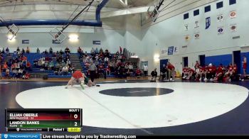 195 lbs Round 1 (4 Team) - Elijah Oberle, New Palestine vs Landon Banks, Floyd