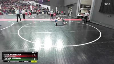 85 lbs Quarterfinal - Tucker Keberlein, Shiocton vs Sterling Schanen, Ozaukee Warriors