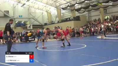 70 kg Round Of 32 - Steve Bleise, Minnesota Storm vs Josh Maruca, Sunkist Kids Wrestling Club