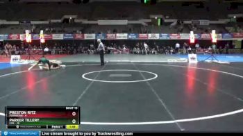 160 lbs Friday 8:30pm - Preston Ritz, Powhatan vs Parker Tillery, Cox