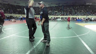 105 lbs Round Of 16 - Cash Weddle, Tuttle vs Noah Knight, Chickasha Wrestling