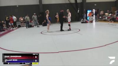 126 lbs Semifinal - Isaac Zimmerman, IL vs William Ross, WA