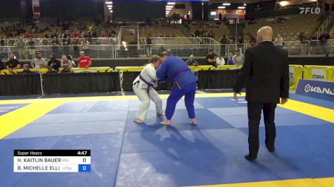 HANNAH KAITLIN BAUER vs BRITTANY MICHELLE ELLIS 2024 Pan Jiu Jitsu IBJJF Championship
