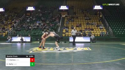 285 lbs Quarterfinal - Thomas Haines, Lock Haven University vs Collin Kelly, Cleveland State University