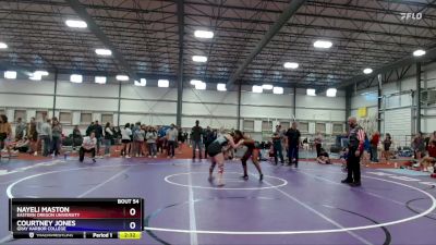 143 lbs 3rd Place Match - Nayeli Maston, Eastern Oregon University vs Courtney Jones, Gray Harbor College