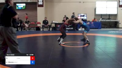 57 kg Rnd Of 64 - Aaron Cashman, U Of Iowa vs Zurich Storm, Wolfpack Wrestling Club