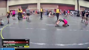 65 lbs Round 4 (6 Team) - Killian Ormond, Steel Valley vs Baran Stevens, Midwest Xtreme Wrestling