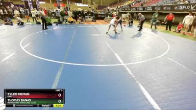 126 lbs Quarterfinal - Tyler Ineman, Ohio vs Thomas Banas, Demolition Wrestling Club