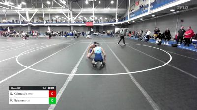 125 lbs Consi Of 16 #1 - Shamil Kalmatov, American University vs Kaden Naame, Unattached-Rider