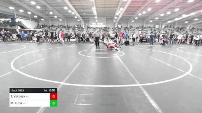 106 lbs Consi Of 16 #1 - Talon Verbeck, KS vs Marco Futia, NY