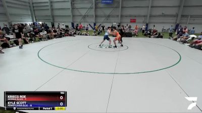 182 lbs Semis & 3rd Wb (16 Team) - Kriecg Roe, Georgia BLACK vs Kyle Scott, Pennsylvania Blue