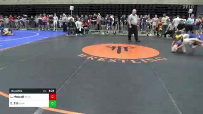 128 lbs Round Of 16 - Lane Metcalf, Keyser, WV vs Garrett Till, Newark, DE