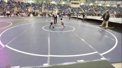 37 lbs Quarterfinal - Xayden Gallardo, Monte Vista Takedown Wrestling Club vs Briggs Lanham, Bear Cave