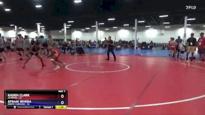 110 lbs Round 3 (6 Team) - Kaden Clark, Alabama vs Efrain Rivera, North Carolina