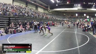 107 lbs Round 1 (6 Team) - Scelia Maneze, North Dakota 1 vs Emily Pulk, Minnesota Storm Red