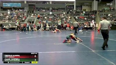 65 lbs Cons. Round 1 - Tiberius Humpal, Sidney Cowboys vs Chase Campbell, Gretna Youth Wrestling