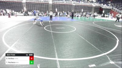 54 lbs Semifinal - Sadie Butkay, Hardin WC vs Tyzano Pacheco, Brighton WC