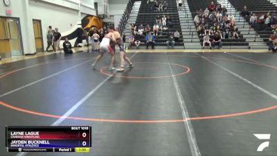 16U-4 lbs Round 1 - Layne LaGue, Caveman Wrestling vs Jayden Bucknell, Immortal Athletics