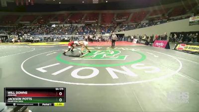 5A-175 lbs Semifinal - Jackson Potts, Mountain View vs Will Downs, Ashland