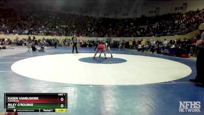 3A-165 lbs Quarterfinal - Kasen Vanbuskirk, Comanche vs Riley O`Rourke, Sperry