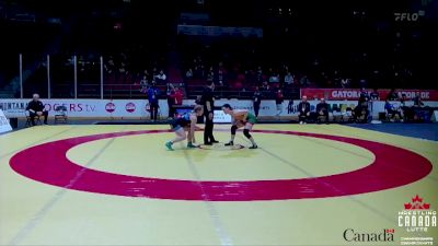 68kg Round 3 - Jaimesyn Topp, Cattown WC vs Kylee Lubbers, Matmen WC (Kitchener)