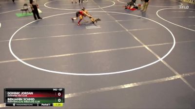 87 lbs Cons. Round 4 - Benjamin Schmid, Northern Elite Wrestling Club vs Dominic Jordan, Shakopee Mat Club