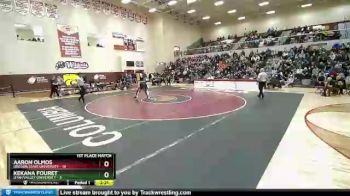 174 lbs Finals (2 Team) - Aaron Olmos, Oregon State University vs Kekana Fouret, Utah Valley University