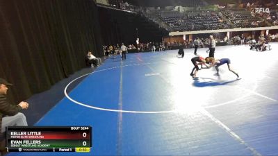 90 lbs Cons. Round 3 - Evan Fellers, Sebolt Wrestling Academy vs Keller Little, Moyer Elite Wrestling