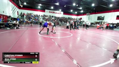 150 lbs Semifinal - Sean Otero, Norwalk vs Christian Stoeber, Fountain Valley