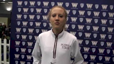 Amanda Winslow after deepest mile race at 2013 Husky Classic