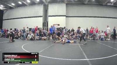 67 lbs Round 1 - Mason Reilly, West Wateree Wrestling vs Parks Fox, Eastside Youth Wrestling