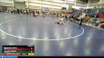 77 lbs Round 3 (4 Team) - Kayson Grant, Wyoming vs Braxton Smith, Stout