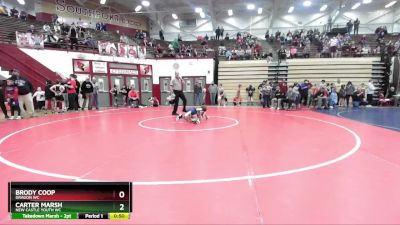 75-82 lbs Quarterfinal - Brody Coop, Dragon WC vs Carter Marsh, New Castle Youth WC