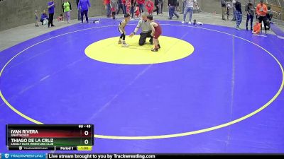 45 lbs Quarterfinal - Thiago De La Cruz, Legacy Elite Wrestling Club vs Ivan Rivera, Unattached