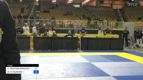 JULIANA CRISTINA BONIFACIO ONISH vs MERCEDES S PAZMINO 2024 Pan Jiu Jitsu IBJJF Championship