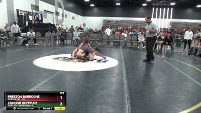 139 lbs Placement Matches (8 Team) - Preston Burroghs, M2 Blue (NJ) vs Connor Hoffman, Elite Ath Club DZ (IN)