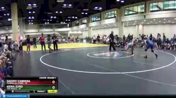 138 lbs Champ Round 1 (16 Team) - Keira Suro, The Angels vs Saiomy Cabrera, Florida All-Stars