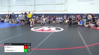 96 lbs Semifinal - Reed Davis, West Virginia Wild vs Carson Wissinger, Dayton Bandits - Gray