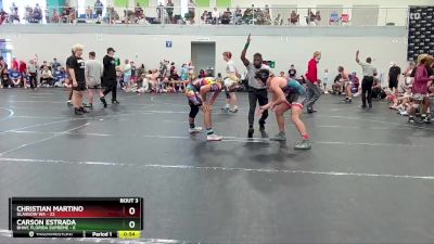 138 lbs Round 2 (4 Team) - Christian Martino, Glasgow WA vs Carson Estrada, BHWC Florida Supreme