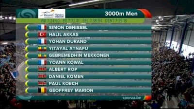 M 3k (Rop, Koech & Souleiman 7:39 - 2013 Gent Indoors)