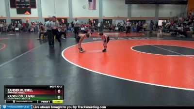 PW-2 lbs Cons. Round 1 - Zander Russell, Hammerin Hawks vs Kaden Osullivan, Solon Wrestling Club