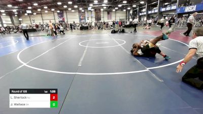 126 lbs Round Of 128 - Luke Sherlock, NJ vs Ja'Shad Wallace, GA