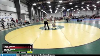 92 lbs Rd# 5- 3:45pm Friday Final Pool - Xaiver Mance, Minion Green vs Caine Martin, Cali Red